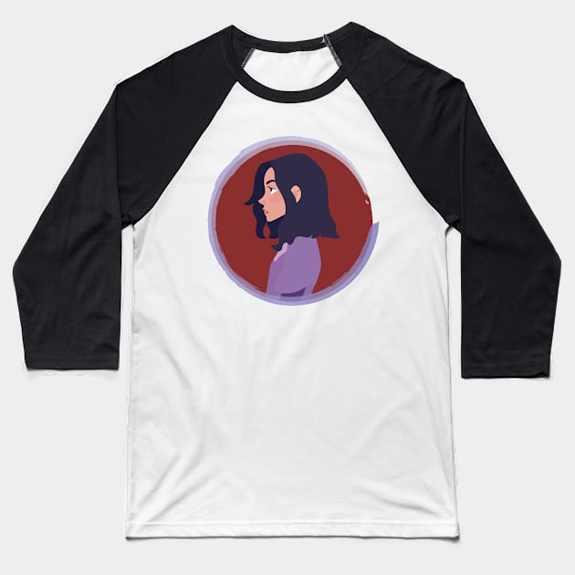 Girl Baseball T-Shirt by AmazingArtMandi